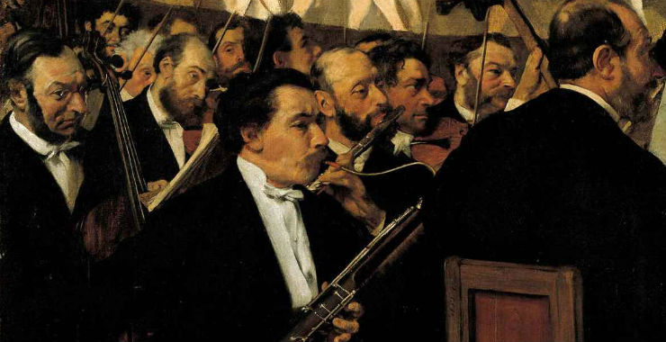 Edgar Degas, L'Orchestre de l'Opéra (musée d'Orsay, vers 1870)