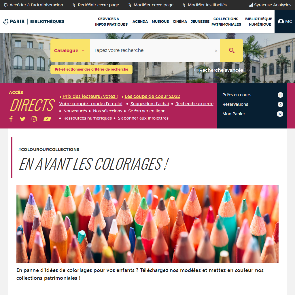 #ColourOurCollections : en avant les coloriages ! | 