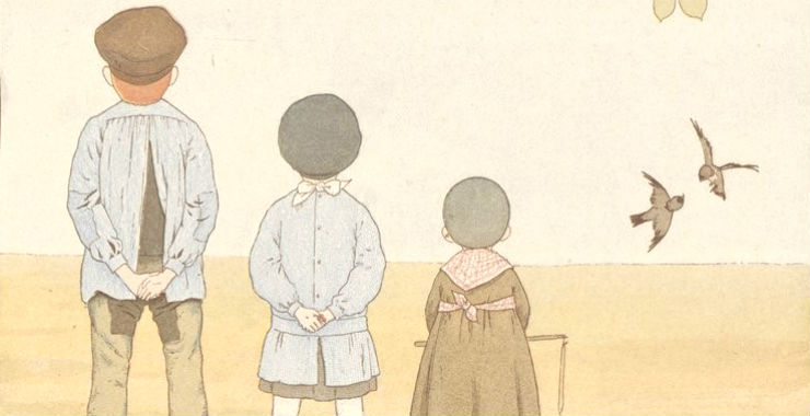  Nos enfants : scènes de la ville et des champs / Anatole France ; illustrations de M. B. de Monvel 