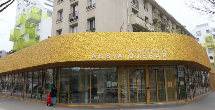 Bibliothèque Assia Djebar (Crédit : Janos Kaldi)