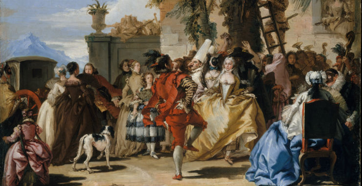 A Dance in the Country (1755) - Giovanni Domenico Tiepolo (Italie, Venise 1727–1804)