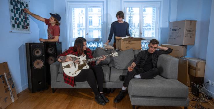 Le groupe Bandeliers (crédit : Arthur Mercier)