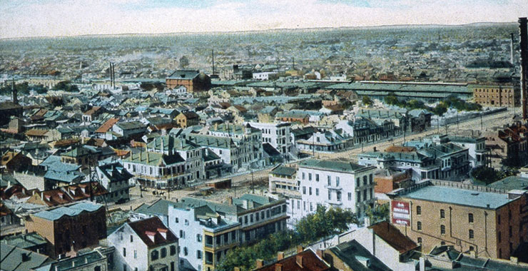 Quartier de Storyville, Carte postale de 1904