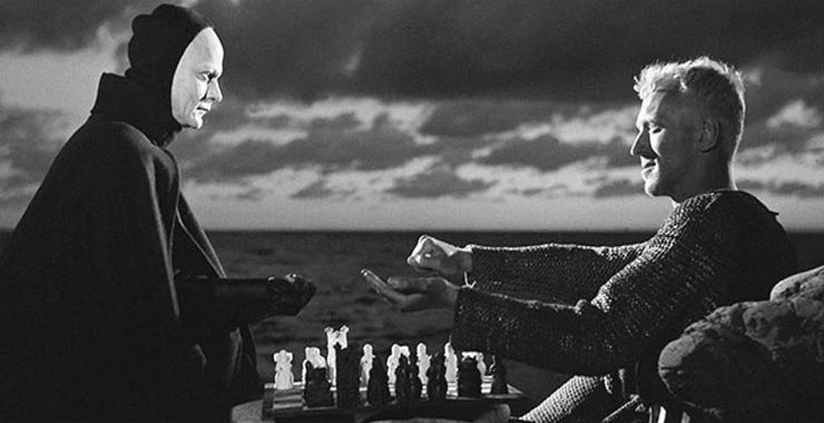 Image extraite du film d'Ingmar Bergman, Le septième sceau (1957)