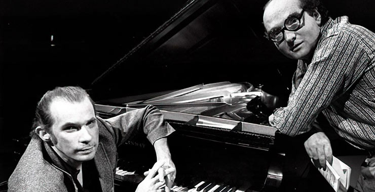 Glenn Gould et Bruno Monsaingeon, Toronto, novembre 1979 (https://www.brunomonsaingeon.com)