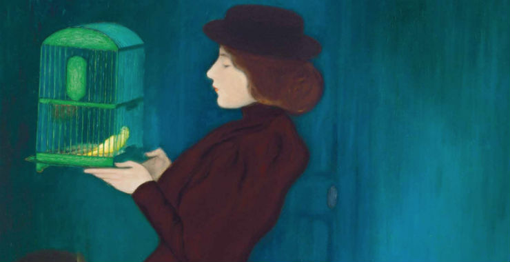 József Rippl-Rónai, Femme à la cage, 1892, Huile sur toile, Budapest, Galerie nationale hongroise © DR