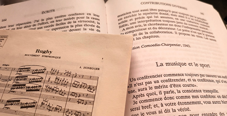 Partition de Rugby d'Arthur Honegger