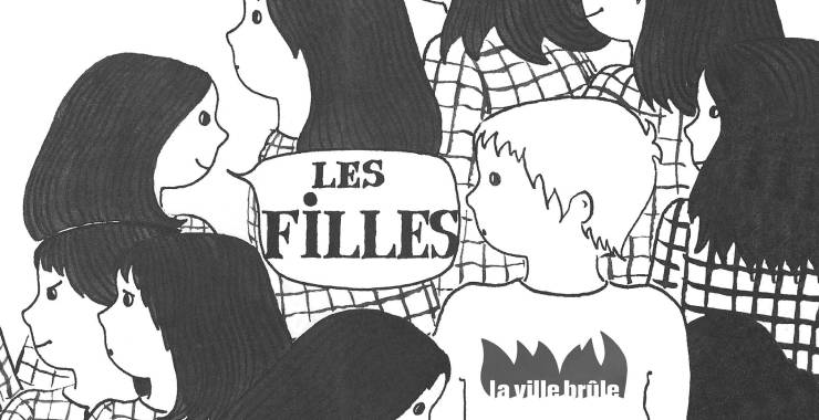 Couverture de l'album "les filles" de Agnès Rosenstiehl (ed. La ville brûle)