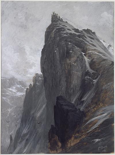 Gustave Doré, L'Ascension du Mont Cervin (Musée du Louvre)