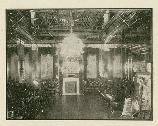 Cabaret luxueux de la Nouvelle Orléans, 1908