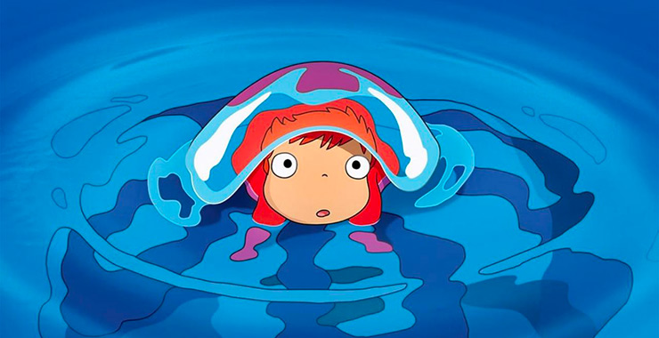 Ponyo sur la falaise de Hayao Miyazaki 