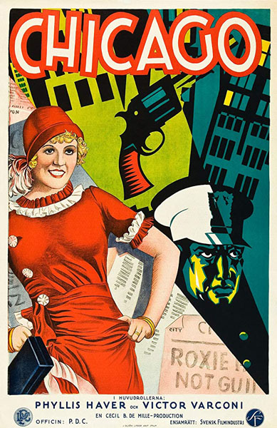 Chicago - 1927 (affiche du film de Cecil B. DeMille)