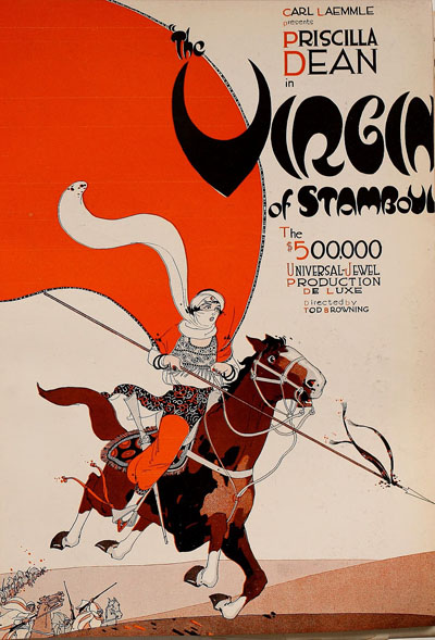 The Virgin of Stamboul / La vierge d’Istanbul- 1920 (affiche du film de Todd Browning)