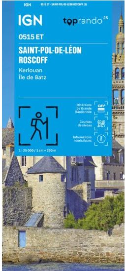 Saint-Pol-de-Léon - Roscoff : Kerlouan - Île de Batz | Institut national de l'information géographique et forestière (France). Cartographe