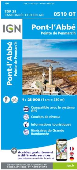 Pont-l'Abbé : Pointe de Penmarc'h | Institut national de l'information géographique et forestière (France). Cartographe