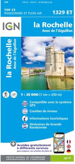 La Rochelle : Anse de l'Aiguillon | Institut national de l'information géographique et forestière (France). Cartographe