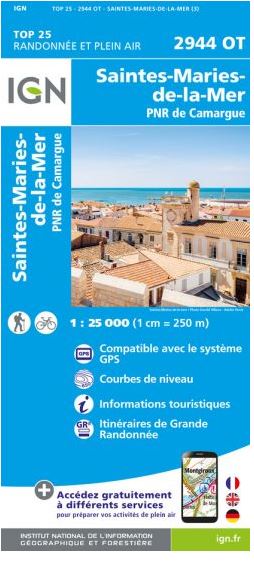 Saintes-Marie-de-la-Mer : PNR de Camargue | Institut national de l'information géographique et forestière (France). Cartographe