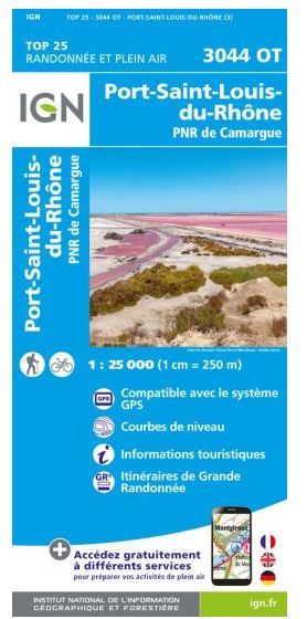 Port-Saint-Louis-du-Rhône : PNR de Camargue | Institut national de l'information géographique et forestière (France). Cartographe
