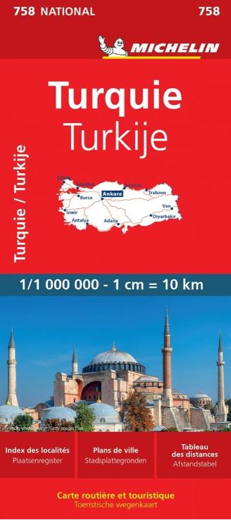 Turquie : carte routière et touristique | Manufacture française des pneumatiques Michelin. Cartographe