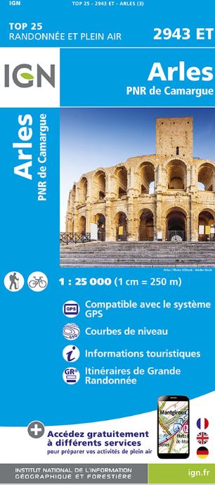 Arles : P[arc] N[aturel] R[égional] de Camargue | Institut national de l'information géographique et forestière (France). Cartographe