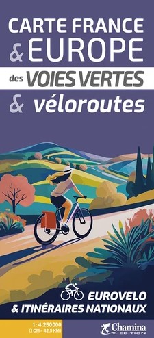 Carte des voies vertes & véloroutes de France et d'Europe | Chamina (France). Cartographe
