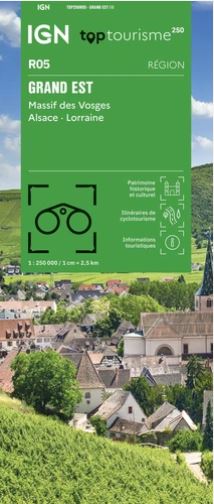 Grand Est : région : Massif des Vosges : Alsace, Lorraine | Institut national de l'information géographique et forestière (France). Cartographe
