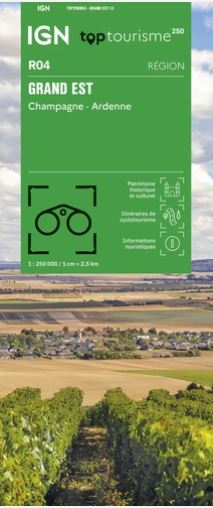Grand Est : région : Champagne, Ardenne | Institut national de l'information géographique et forestière (France). Cartographe
