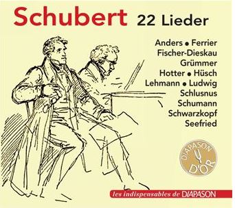 22 lieder | Franz Schubert (1797-1828). Compositeur
