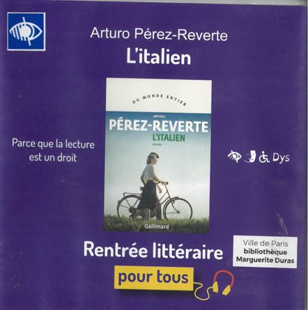 L'italien : rentrée littéraire 2024 | Arturo Pérez-Reverte (1951-....). Auteur