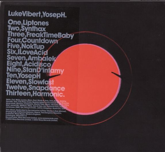 YosepH | Luke Vibert (1973-....). Synthétiseur
