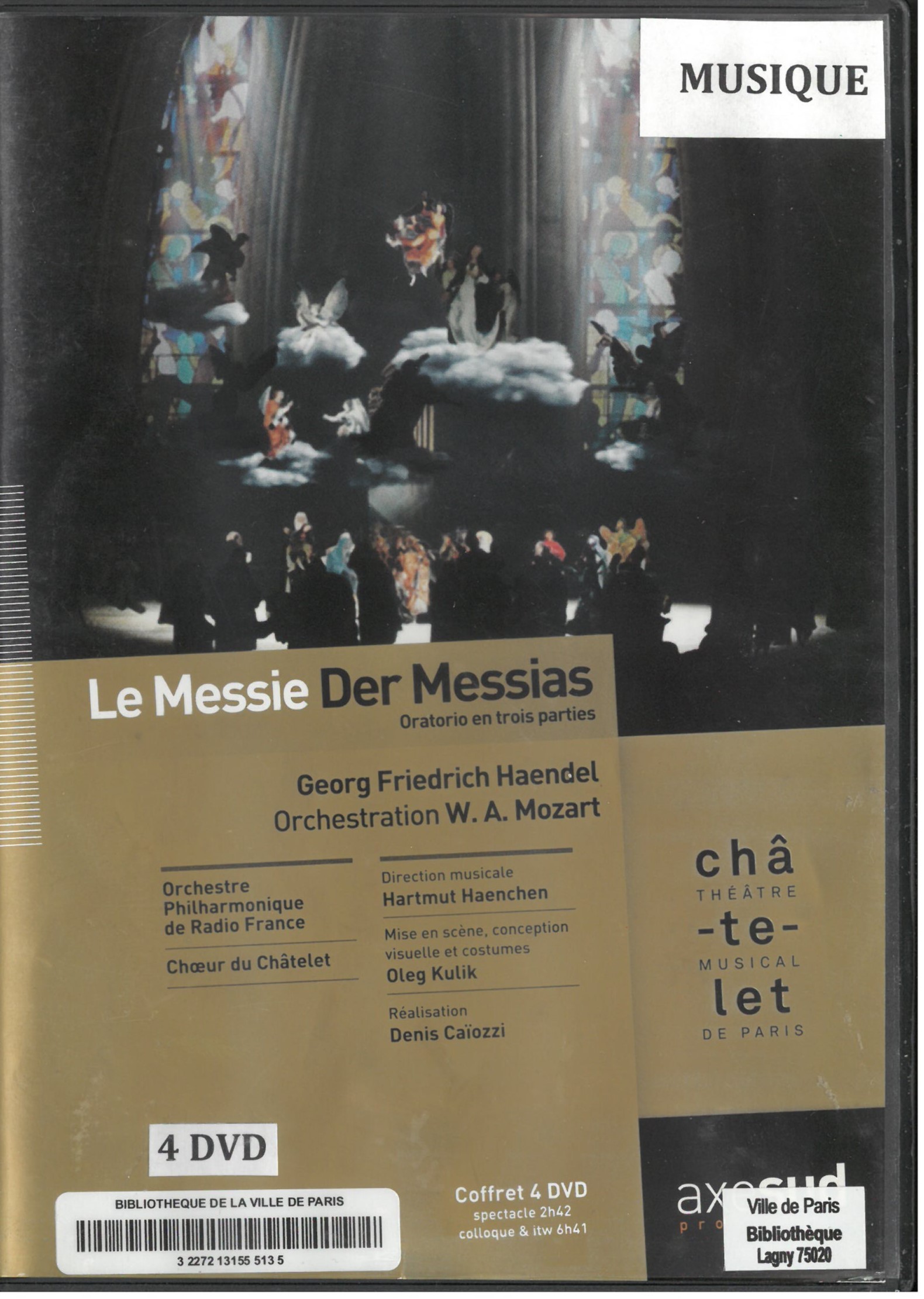 Le Messie = der Messias : oratorio en trois parties : [suivi d'un colloque et interviews] | 