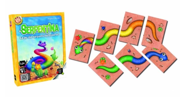 Serpentina : le jeu des serpents multicolores ! | Brigitte Pokornik. Auteur