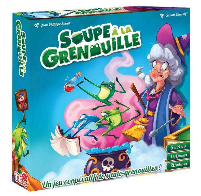 Soupe à la grenouille : jeu coopératif de saute-grenouilles ! | Jean-Philippe Sahut (1981-....). Auteur