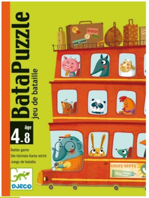 Batapuzzle : jeu de bataille : [jeu et jouet] | Amandine Piu. Auteur