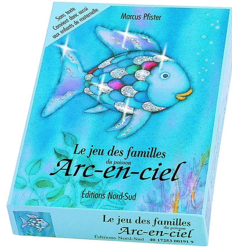 Le jeu des familles du poisson Arc-en-ciel : [jeu de cartes] | Marcus Pfister (1960...). Auteur