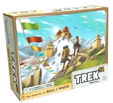 Trek 12 : une aventure en roll & write ! : [jeu et jouet], Himalaya | Corentin Lebrat. Auteur