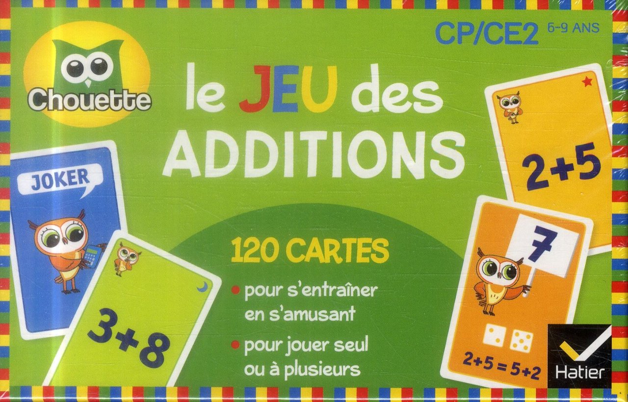 Le jeu des additions : CP/CE2 : [jeu et jouet] | Lucie Domergue. Auteur