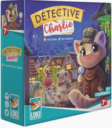 Détective Charlie : [jeu et jouet] | Théo  Rivière. Auteur
