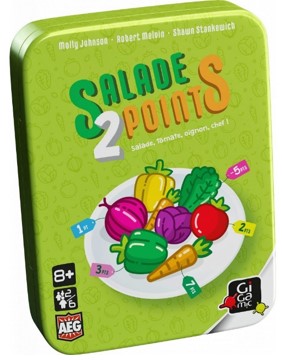 Salade 2 points : salade, tomate, oignon, chef ! : [jeu de cartes] | Molly Johnson (1959-....). Auteur