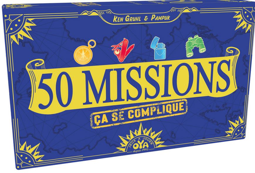 50 missions  : ça ce complique : [jeu de cartes collaboratif] | Ken Gruhl. Auteur