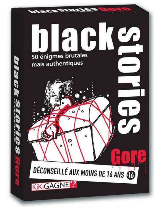 Black stories gore  : 50 énigmes brutales mais authentiques : [jeu coopératif] | Corinna  Harder. Auteur