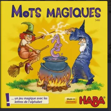 Mots magiques : un jeu magique avec les lettres de l'alphabet ! : [jeu et jouet] | Gerhard  Friedrich (19..-....) - pédagogue. Auteur