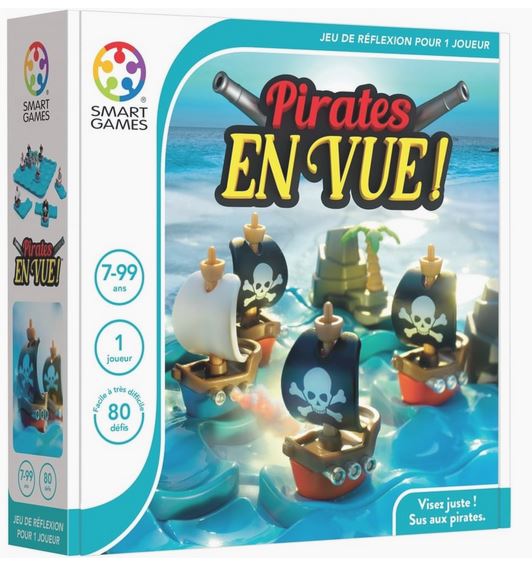 Pirates en vue ! : jeu de réflexion pour 1 joueur | Raf Peeters. Auteur
