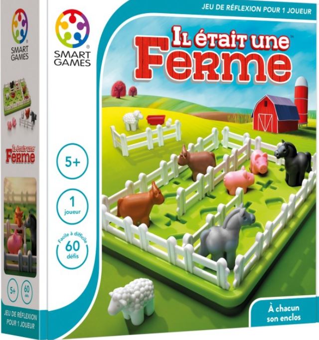 Il était une ferme : jeu de réflexion pour 1 joueur | Raf Peeters. Auteur