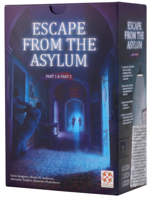 Escape from the asylum . Parties 1 et 2 : [jeu coopératif] | Martin  Nedergaard Andersen. Auteur