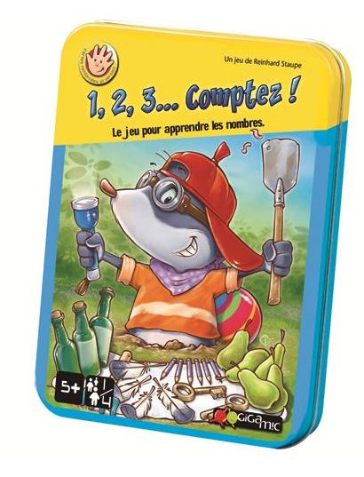 1, 2, 3... Comptez ! : le jeu pour apprendre les nombres : [jeu de cartes] | Reinhard Staupe. Auteur