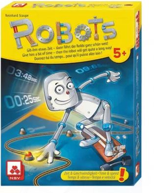 Robots : donnez-lui du temps… pour qu'il puisse aller loin ! : [jeu et jouet] | Reinhard Staupe. Auteur