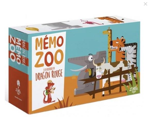 Mémo Zoo : à la recherche du Dragon Rouge : [jeu et jouet] | Maud Lienard (1991-....). Auteur