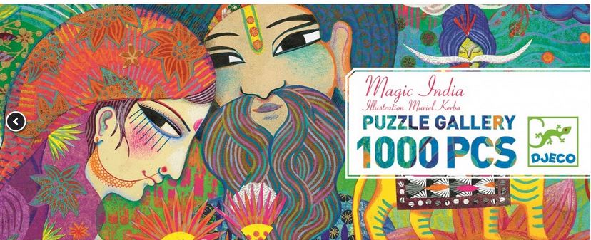 Magic India : puzzle | Muriel Kerba. Illustrateur