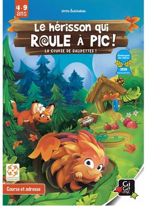 Le hérisson qui roule à pic ! : la course de galipettes ! : [jeu et jouet] | Urtis  Šulinskas. Auteur